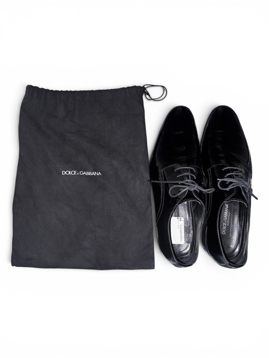 Dolce & Gabbana Other - Dolce & Gabbana - Black Patent Leather Derby Dress Shoes